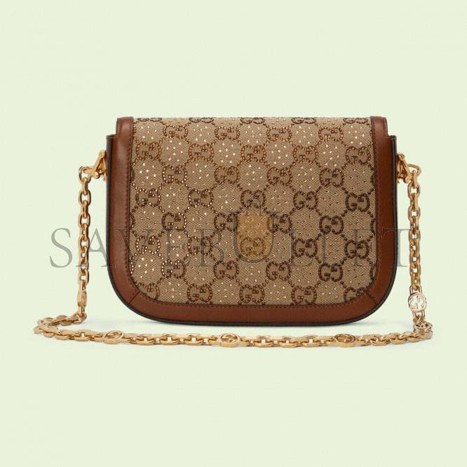 GUCCI HORSEBIT 1955 GG MINI BAG 675801  (20.5*14*5cm)