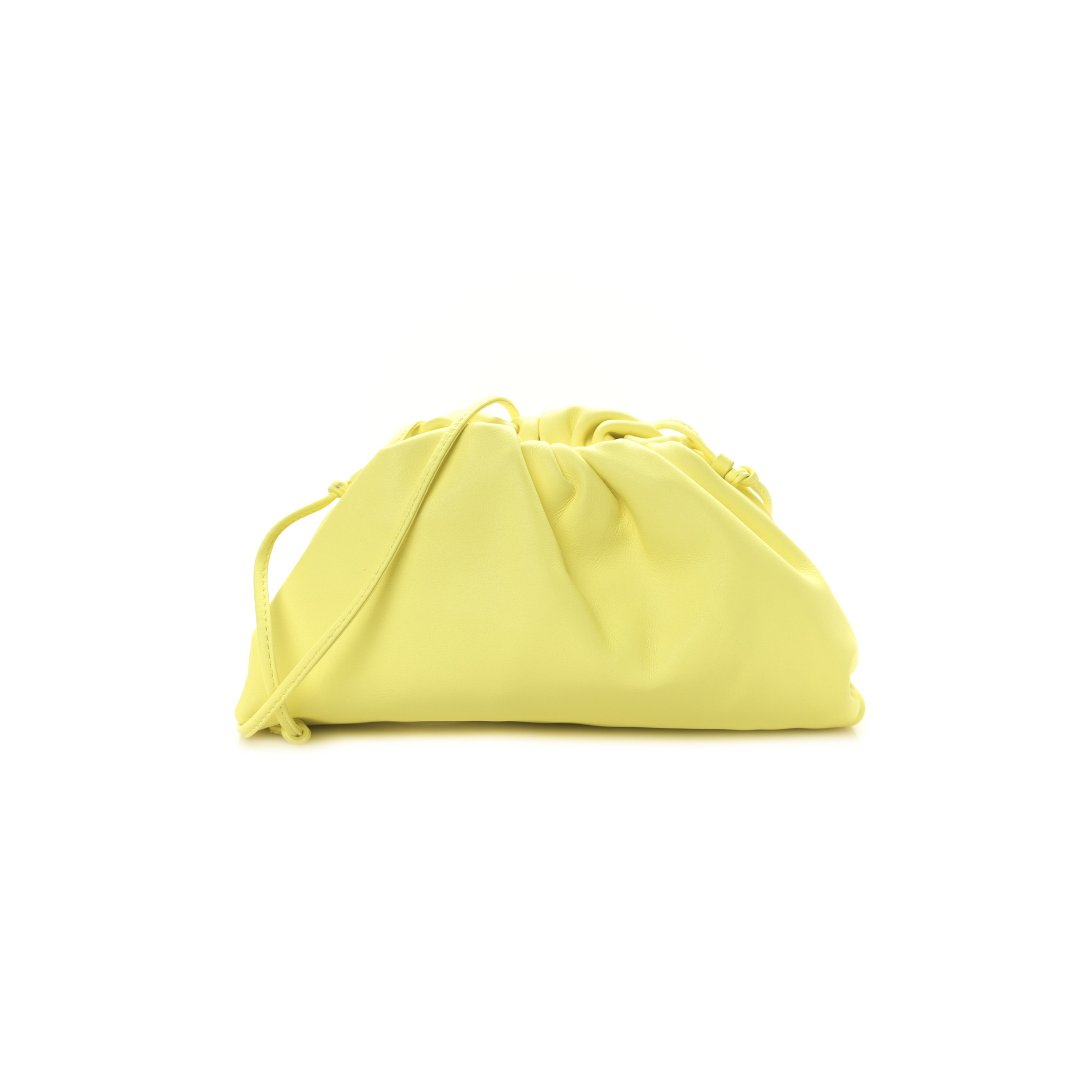BOTTEGA VENETA BUTTER CALFSKIN THE MINI POUCH SHERBERT (23*13*6cm) BOTTEGA VENETA BUTTER CALFSKIN THE MINI POUCH SHERBERT (23*13*6cm)