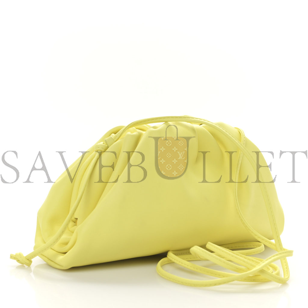 BOTTEGA VENETA BUTTER CALFSKIN THE MINI POUCH SHERBERT (23*13*6cm) BOTTEGA VENETA BUTTER CALFSKIN THE MINI POUCH SHERBERT (23*13*6cm)