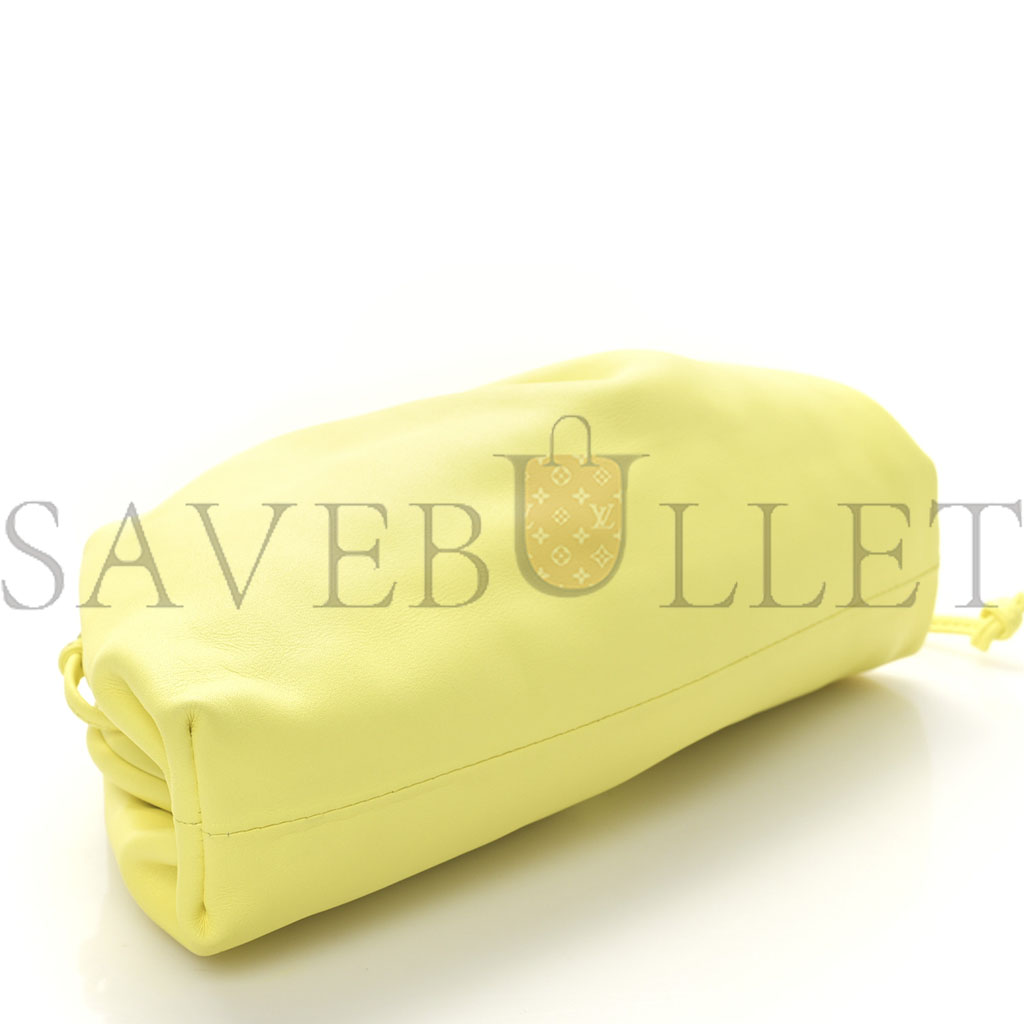 BOTTEGA VENETA BUTTER CALFSKIN THE MINI POUCH SHERBERT (23*13*6cm) BOTTEGA VENETA BUTTER CALFSKIN THE MINI POUCH SHERBERT (23*13*6cm)