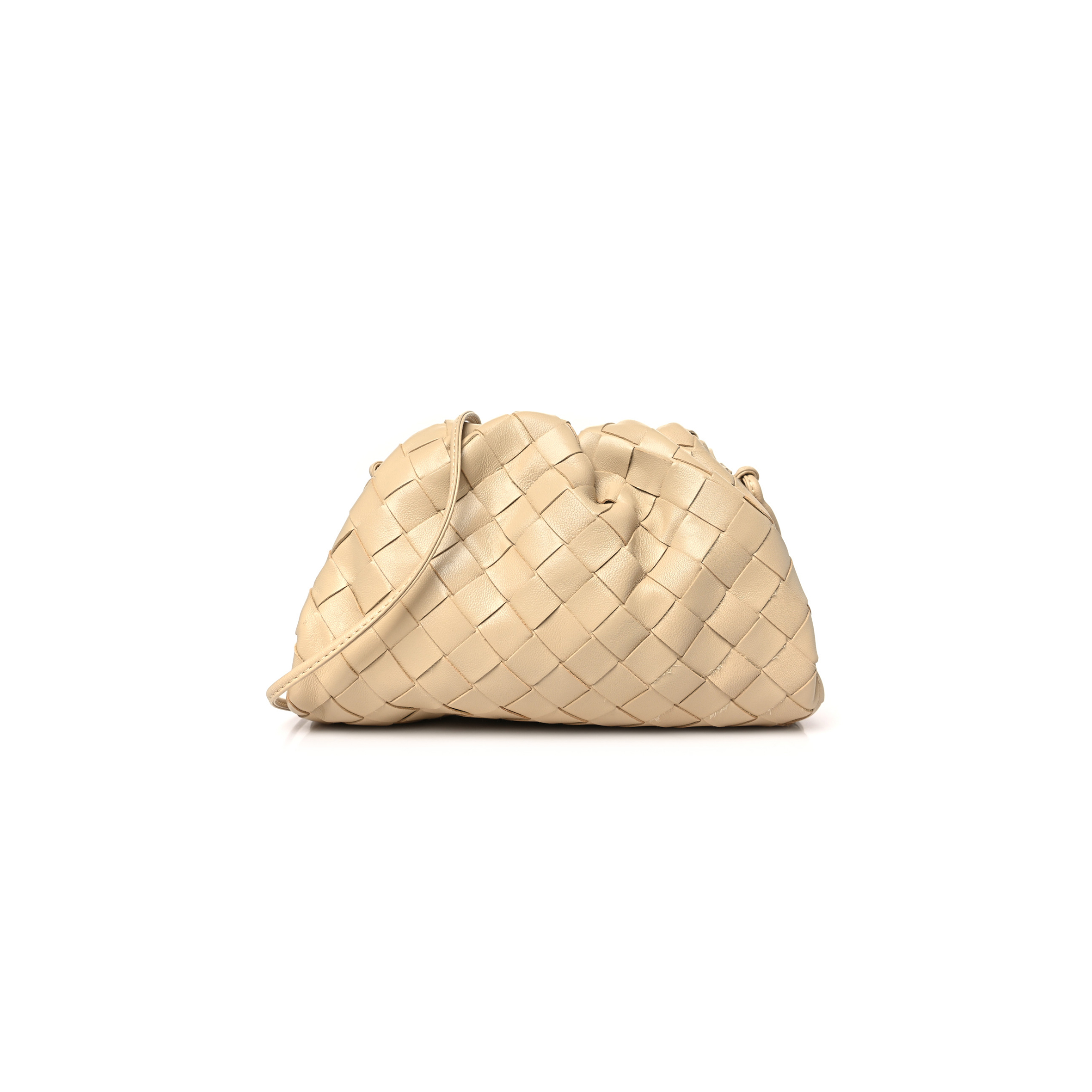BOTTEGA VENETA NAPPA INTRECCIATO THE MINI POUCH PORRIDGE (22*16*5cm) BOTTEGA VENETA NAPPA INTRECCIATO THE MINI POUCH PORRIDGE (22*16*5cm)