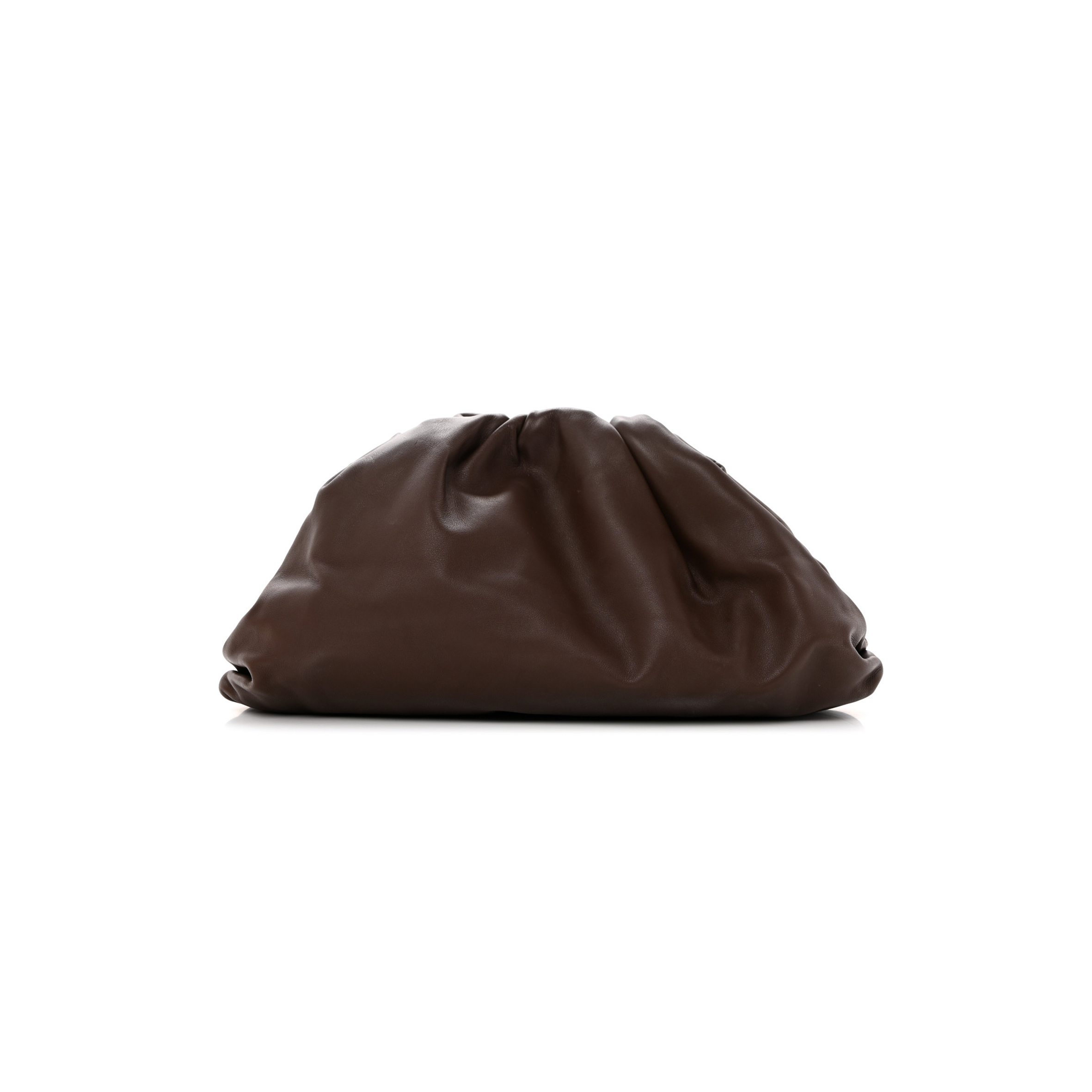 BOTTEGA VENETA SMOOTH BUTTER CALF THE POUCH OVERSIZED CLUTCH BROWNIE (38*19*8cm) BOTTEGA VENETA SMOOTH BUTTER CALF THE POUCH OVERSIZED CLUTCH BROWNIE (38*19*8cm)