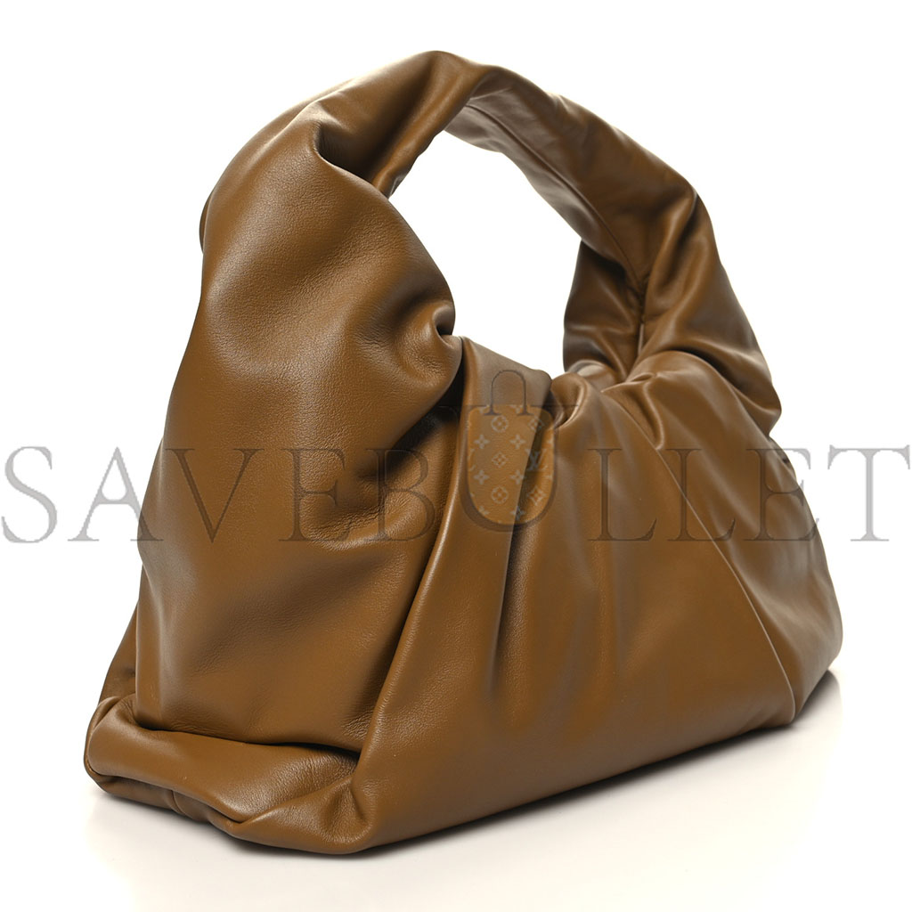 BOTTEGA VENETA SMOOTH BUTTER CALFSKIN SMALL THE SHOULDER POUCH MOUTARDE (40*29*8cm) BOTTEGA VENETA SMOOTH BUTTER CALFSKIN SMALL THE SHOULDER POUCH MOUTARDE (40*29*8cm)