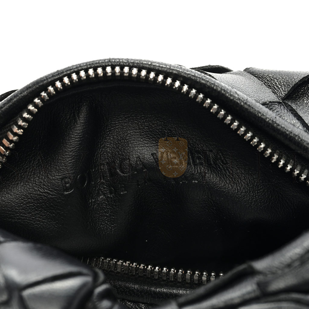 BOTTEGA VENETA NAPPA INTRECCIATO CANDY JODIE BLACK (17*16*5cm) BOTTEGA VENETA NAPPA INTRECCIATO CANDY JODIE BLACK (17*16*5cm)