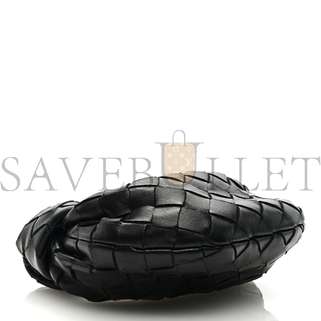 BOTTEGA VENETA NAPPA INTRECCIATO CANDY JODIE BLACK (17*16*5cm) BOTTEGA VENETA NAPPA INTRECCIATO CANDY JODIE BLACK (17*16*5cm)