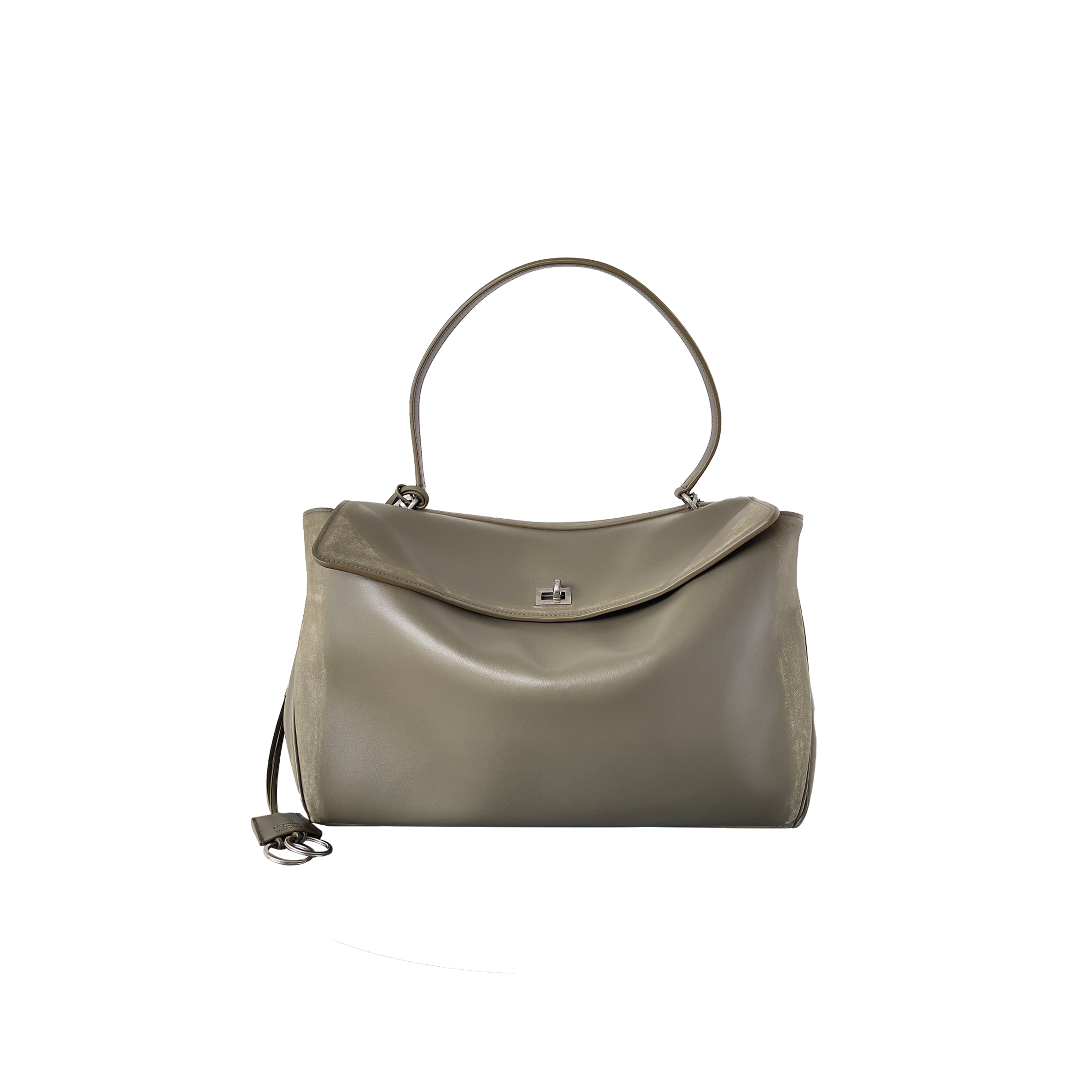 BALENCIAGA WOMEN'S RODEO LARGE HANDBAG IN KHAKI 7954562AA4U3501 (39.8*29.9*12.9cm)