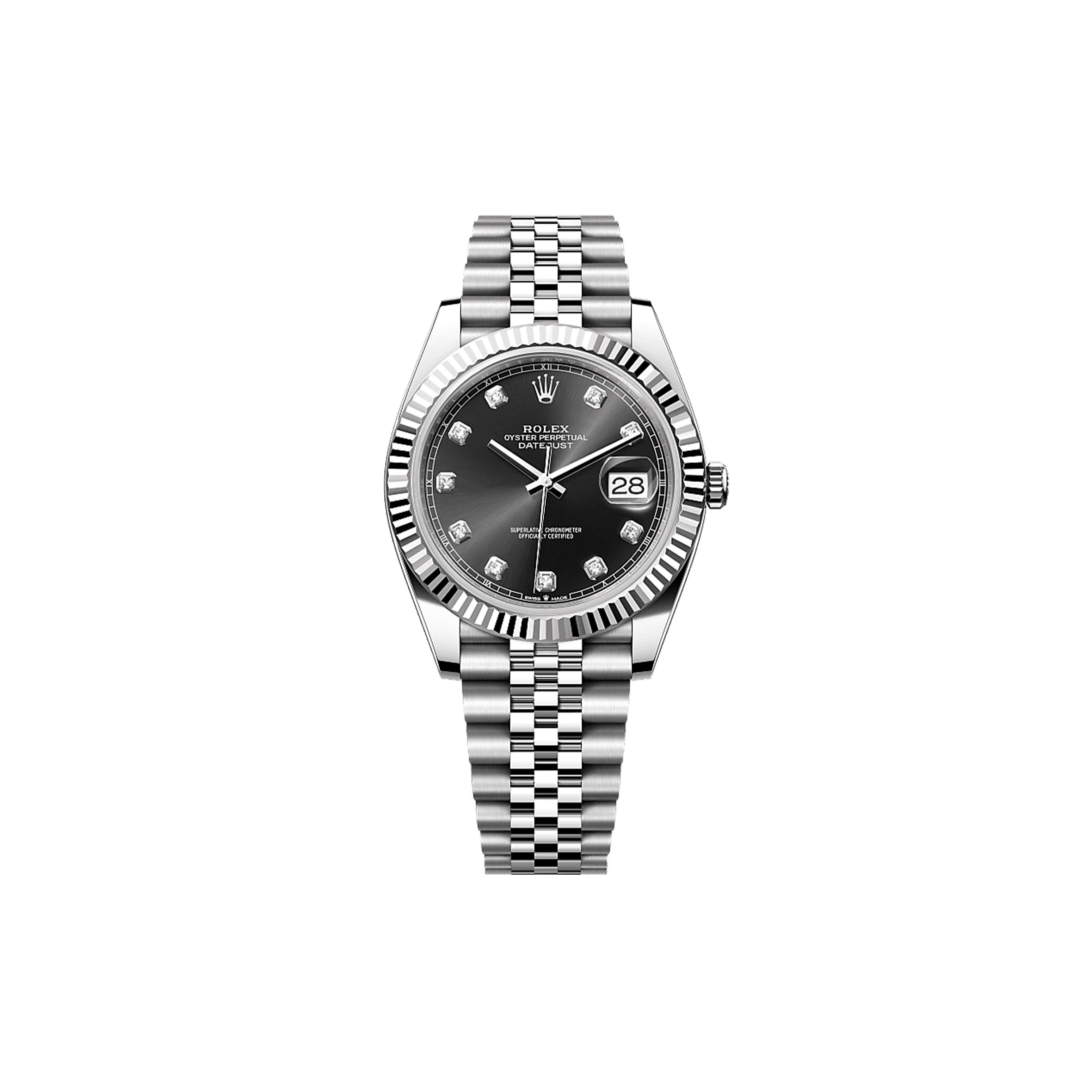ROLEX DATEJUST 41 OYSTER, 41 MM, OYSTERSTEEL AND WHITE GOLD WATCH 126334 ROLEX DATEJUST 41 OYSTER, 41 MM, OYSTERSTEEL AND WHITE GOLD WATCH 126334