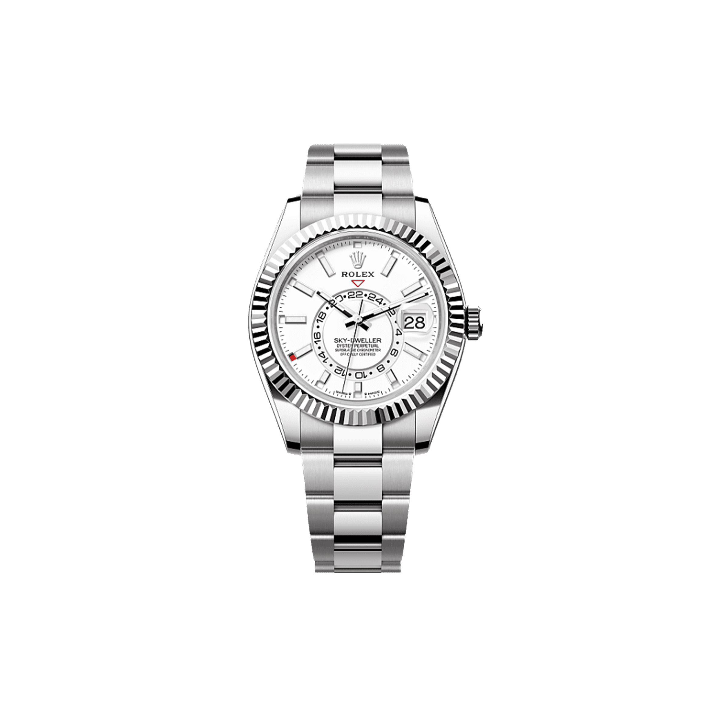 ROLEX SKY-DWELLER OYSTER, 42 MM, OYSTERSTEEL AND WHITE GOLD WATCH 336934 ROLEX SKY-DWELLER OYSTER, 42 MM, OYSTERSTEEL AND WHITE GOLD WATCH 336934