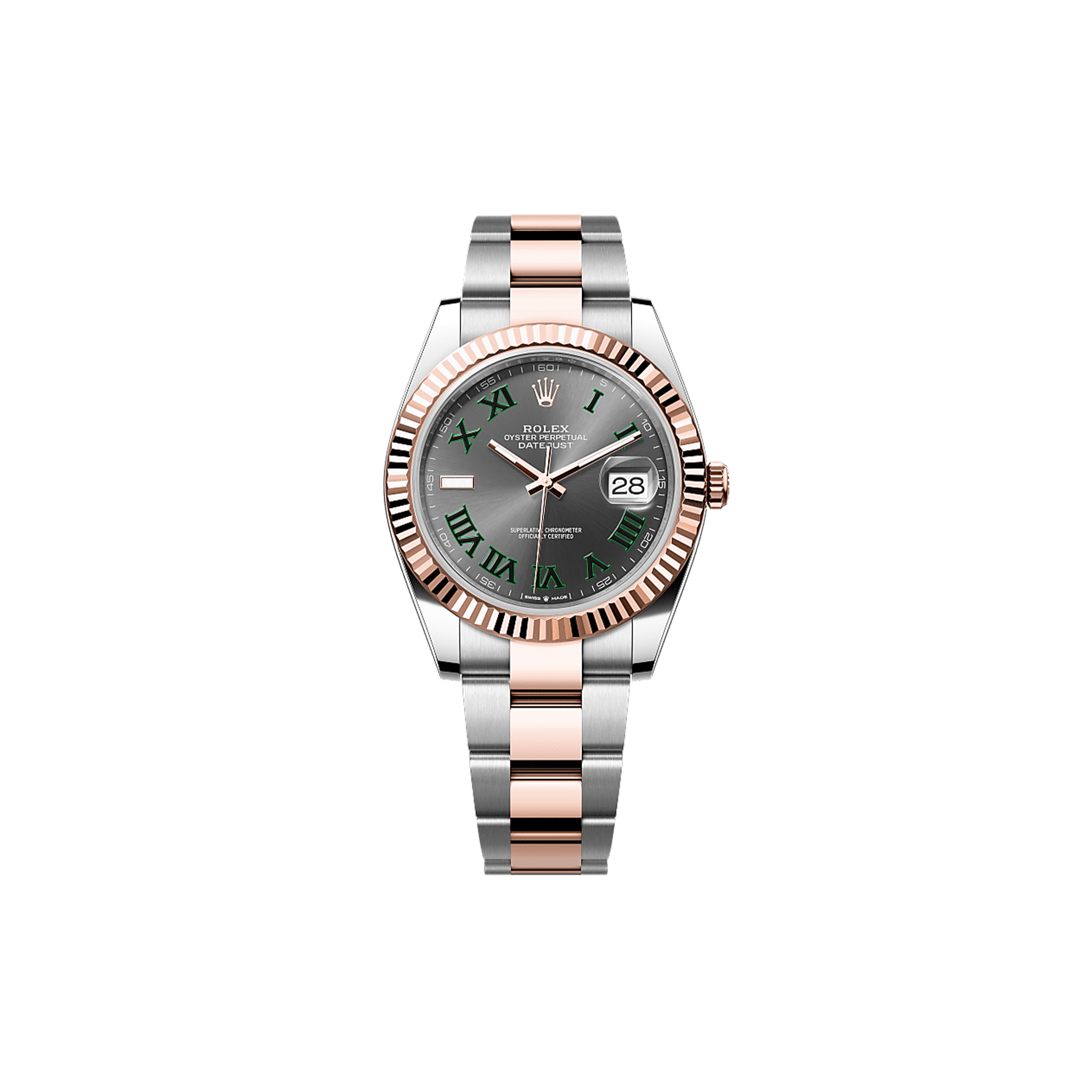 ROLEX DATEJUST 41 OYSTER, 41 MM, OYSTERSTEEL AND EVEROSE GOLD WATCH 126331 ROLEX DATEJUST 41 OYSTER, 41 MM, OYSTERSTEEL AND EVEROSE GOLD WATCH 126331