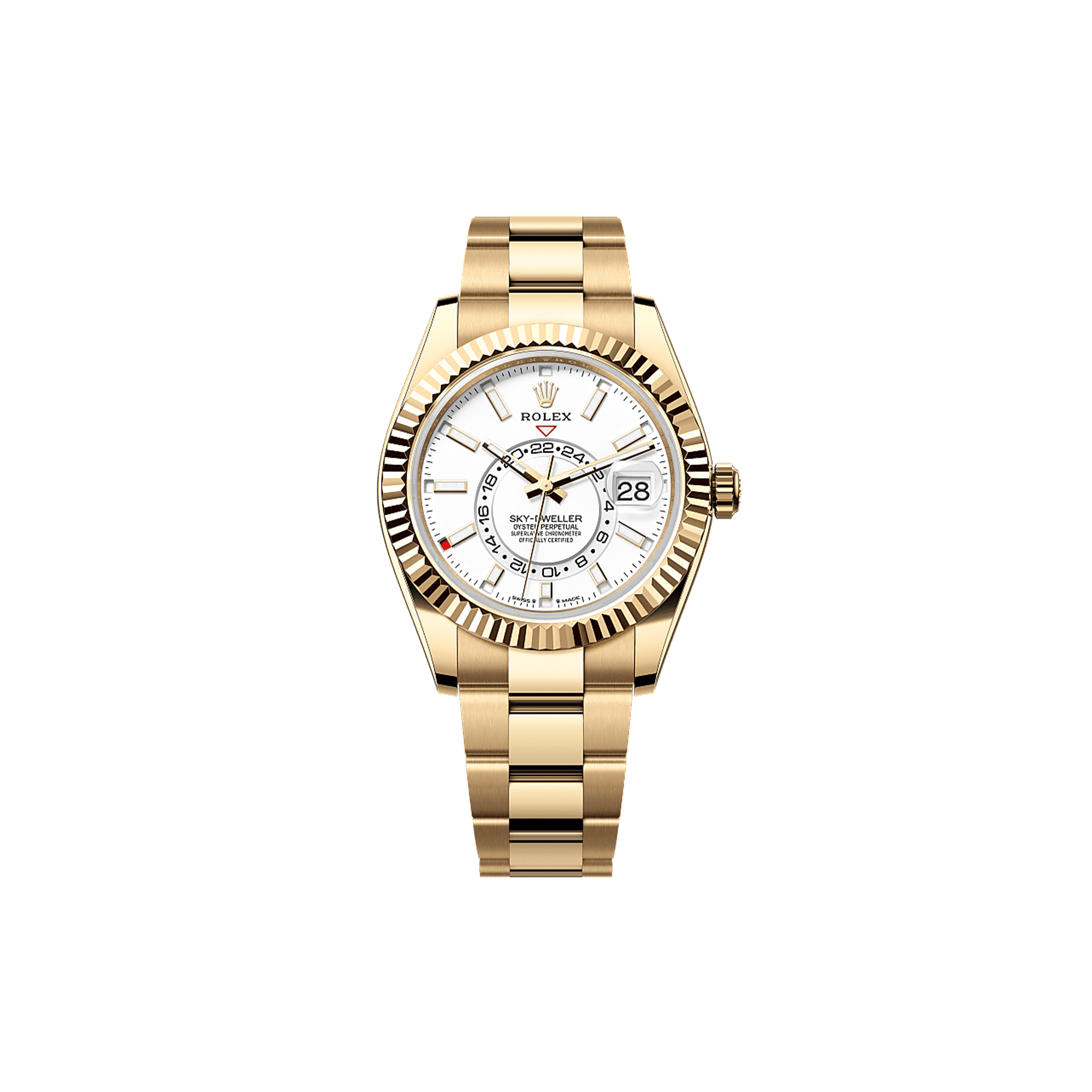 ROLEX SKY-DWELLER OYSTER, 42 MM, YELLOW GOLD WATCH 336938 ROLEX SKY-DWELLER OYSTER, 42 MM, YELLOW GOLD WATCH 336938