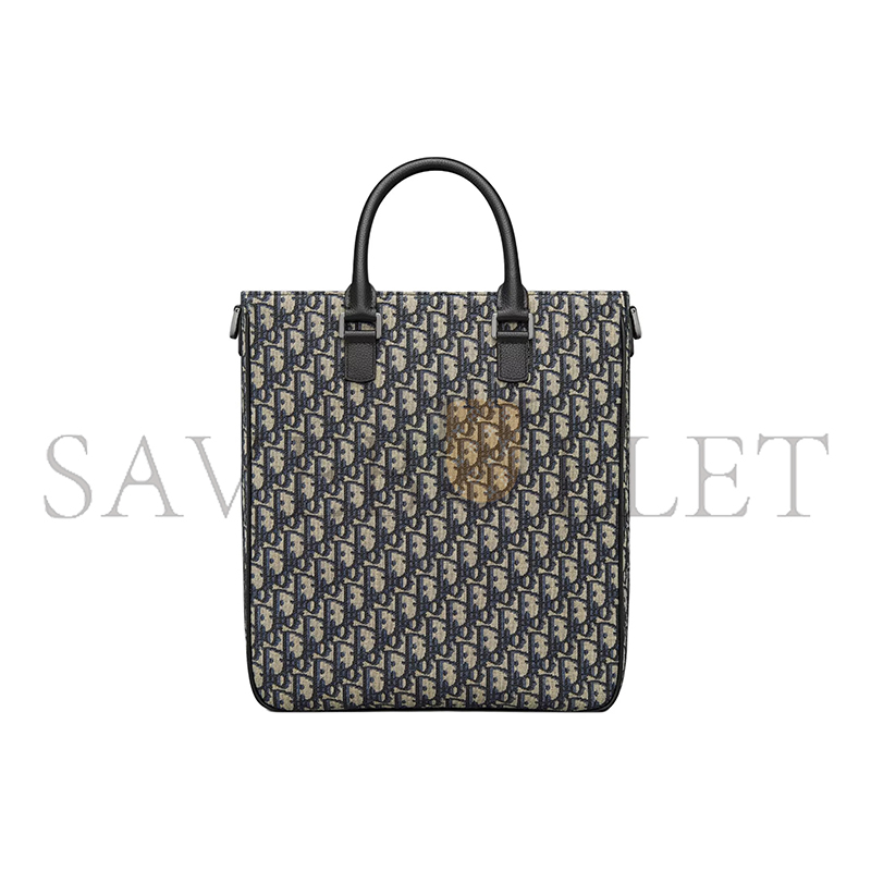 DIOR SADDLE TO SPECIAL BAG DIOR OBLIQUE JACQUARD WITH GRAINED 1ADSH241YKS-H27E (36*32*13.5cm)