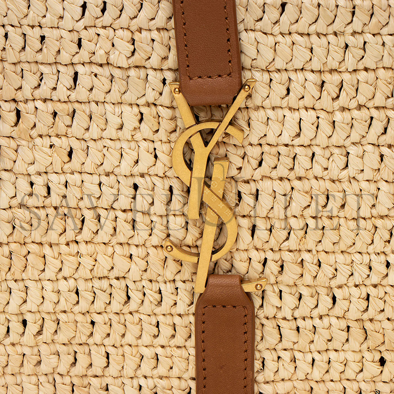 YSL RAFFIA PANIER RECTANGLE TOTE 92886994 (29*21*9cm)