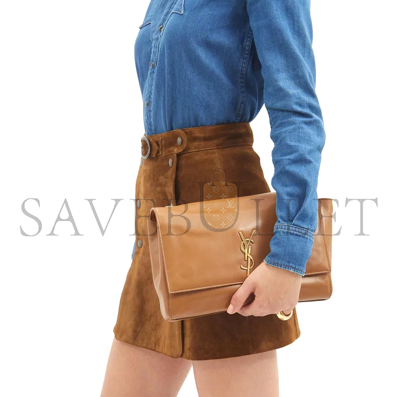 YSL KATE MEDIUM REVERSIBLE IN SUEDE 553804253332411 (28.5*20*6cm)