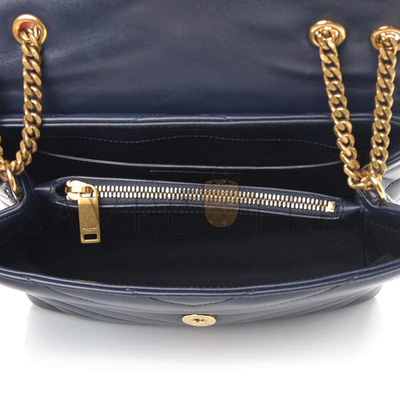 YSL LOULOU SMALL CHAIN BAG IN QUILTED LEATHER 4946991088297 (23*17*9cm)
