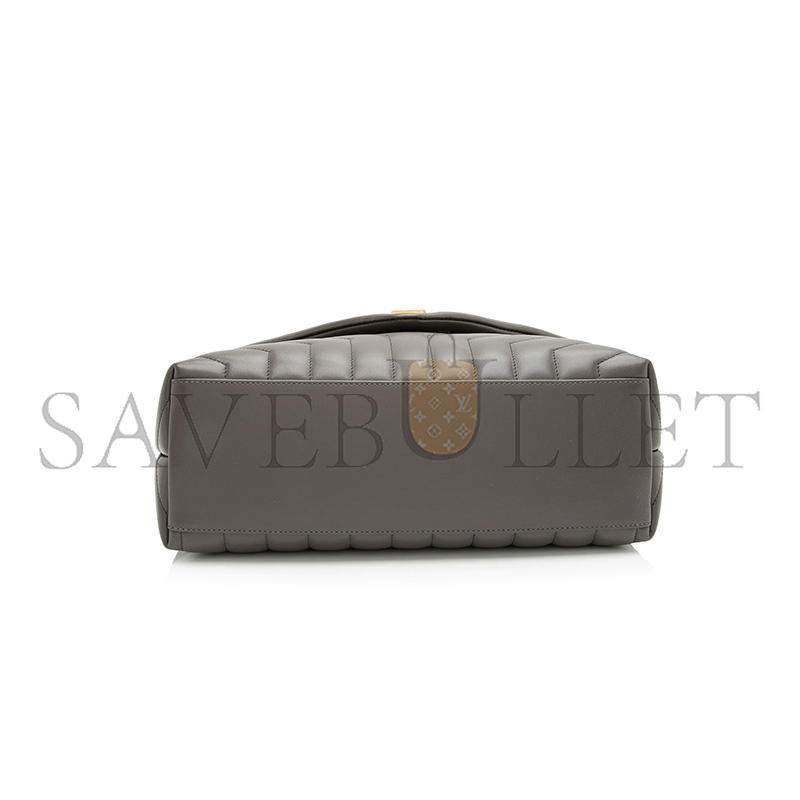 YSL LOULOU MEDIUM CHAIN BAG IN QUILTED LEATHER 487216503252 (32*22*12cm)