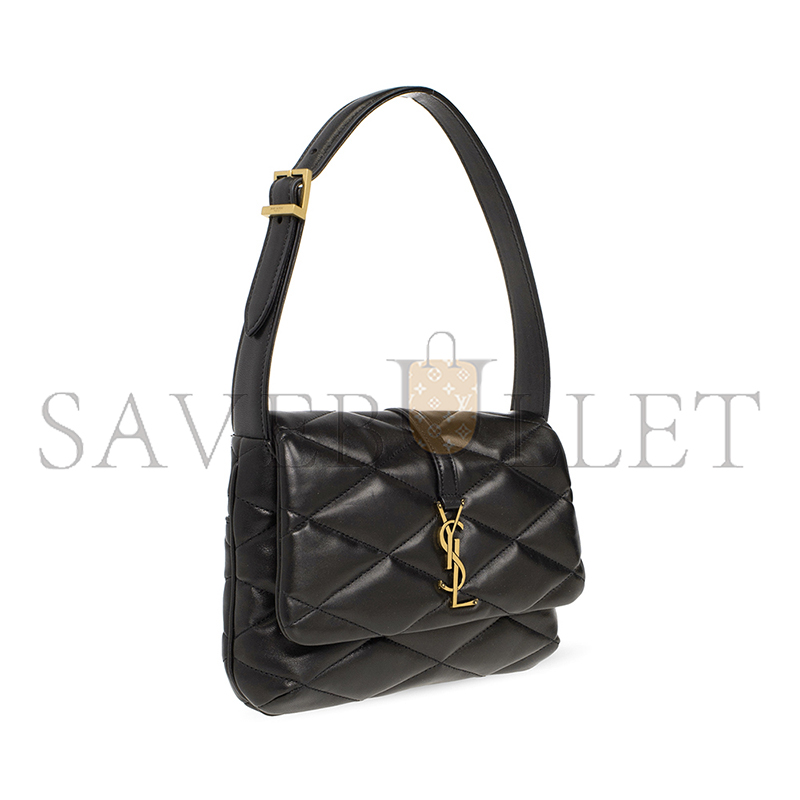 YSL LE 57 HOBO BAG IN QUILTED LAMBSKIN 698567AAAO01000 (24*18*5.5cm)
