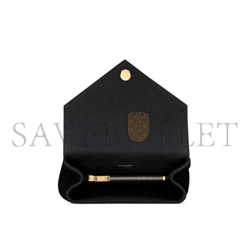 YSL COLLEGE MEDIUM IN QUILTED LEATHER 600279BRM071000 (24*17*6.5cm)