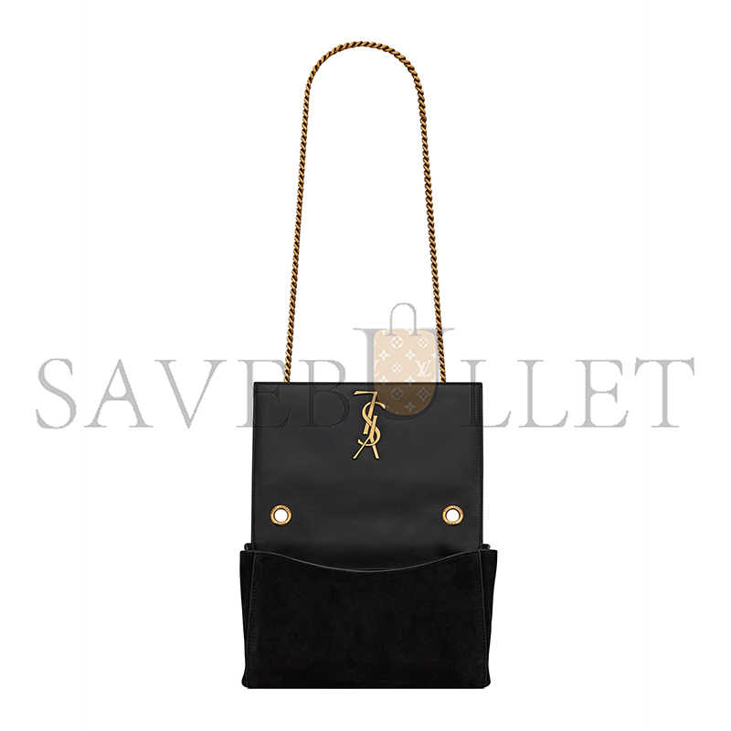 YSL REVERSIBLE KATE SMALL IN SUEDE 7212500UD7W1000 (22*14.5*6cm)
