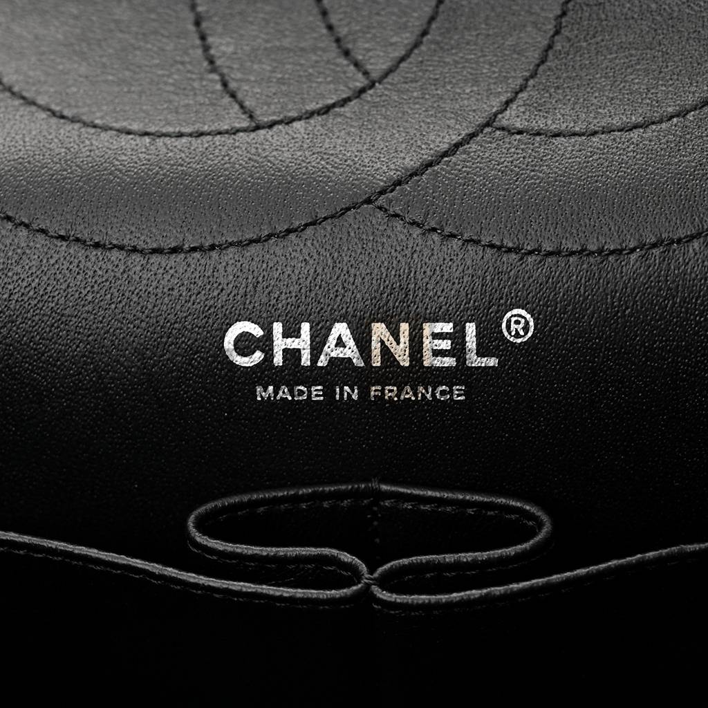 CHANEL PATENT QUILTED 2.55 REISSUE 227 FLAP PRUNE SILVER HARDWARE (30*19*10cm) CHANEL PATENT QUILTED 2.55 REISSUE 227 FLAP PRUNE SILVER HARDWARE (30*19*10cm)