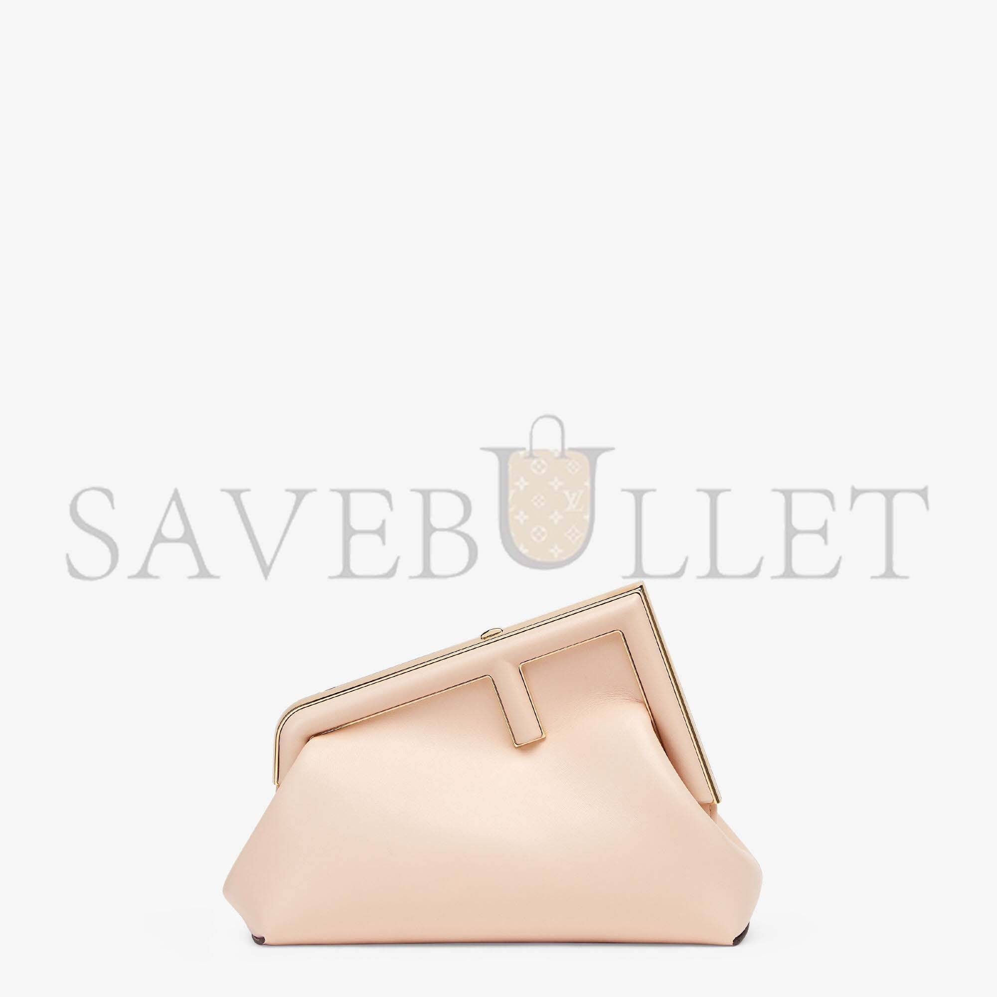 FENDI FIRST SMALL - PALE PINK LEATHER BAG 8BP129ABVEF14N1 (26*18*9.5cm) FENDI FIRST SMALL - PALE PINK LEATHER BAG 8BP129ABVEF14N1 (26*18*9.5cm)
