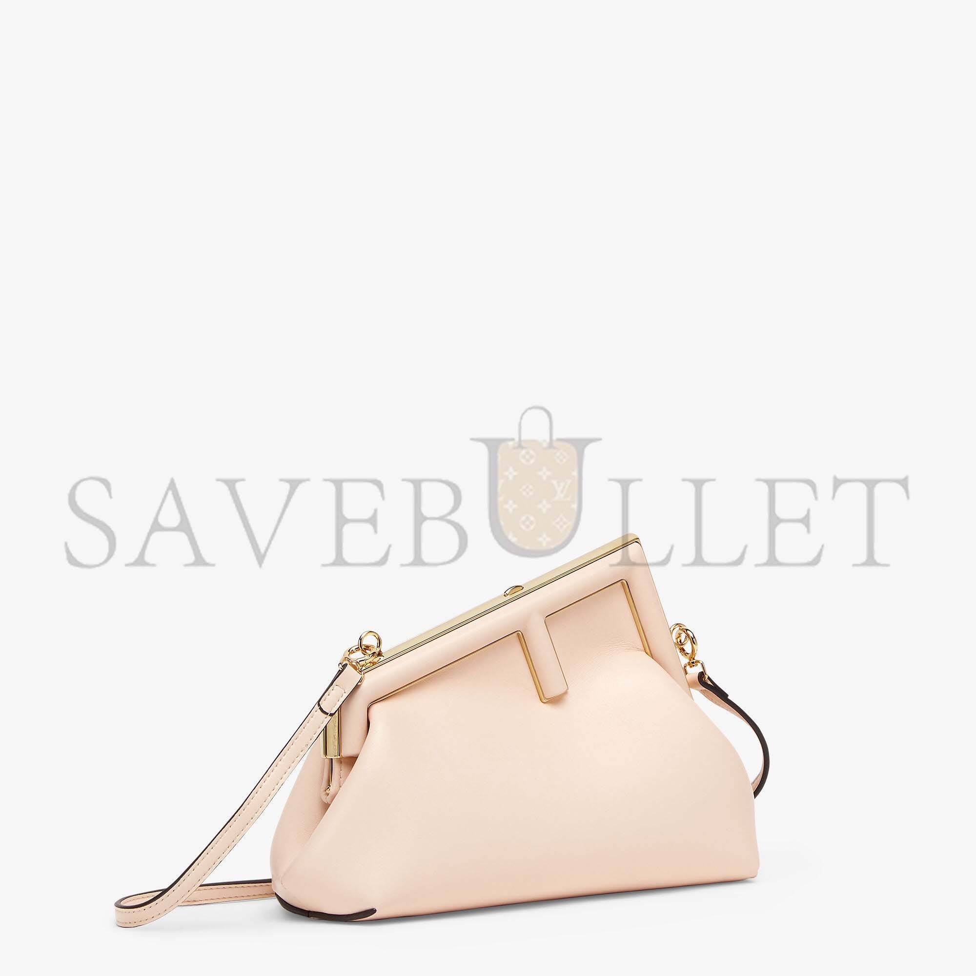 FENDI FIRST SMALL - PALE PINK LEATHER BAG 8BP129ABVEF14N1 (26*18*9.5cm) FENDI FIRST SMALL - PALE PINK LEATHER BAG 8BP129ABVEF14N1 (26*18*9.5cm)