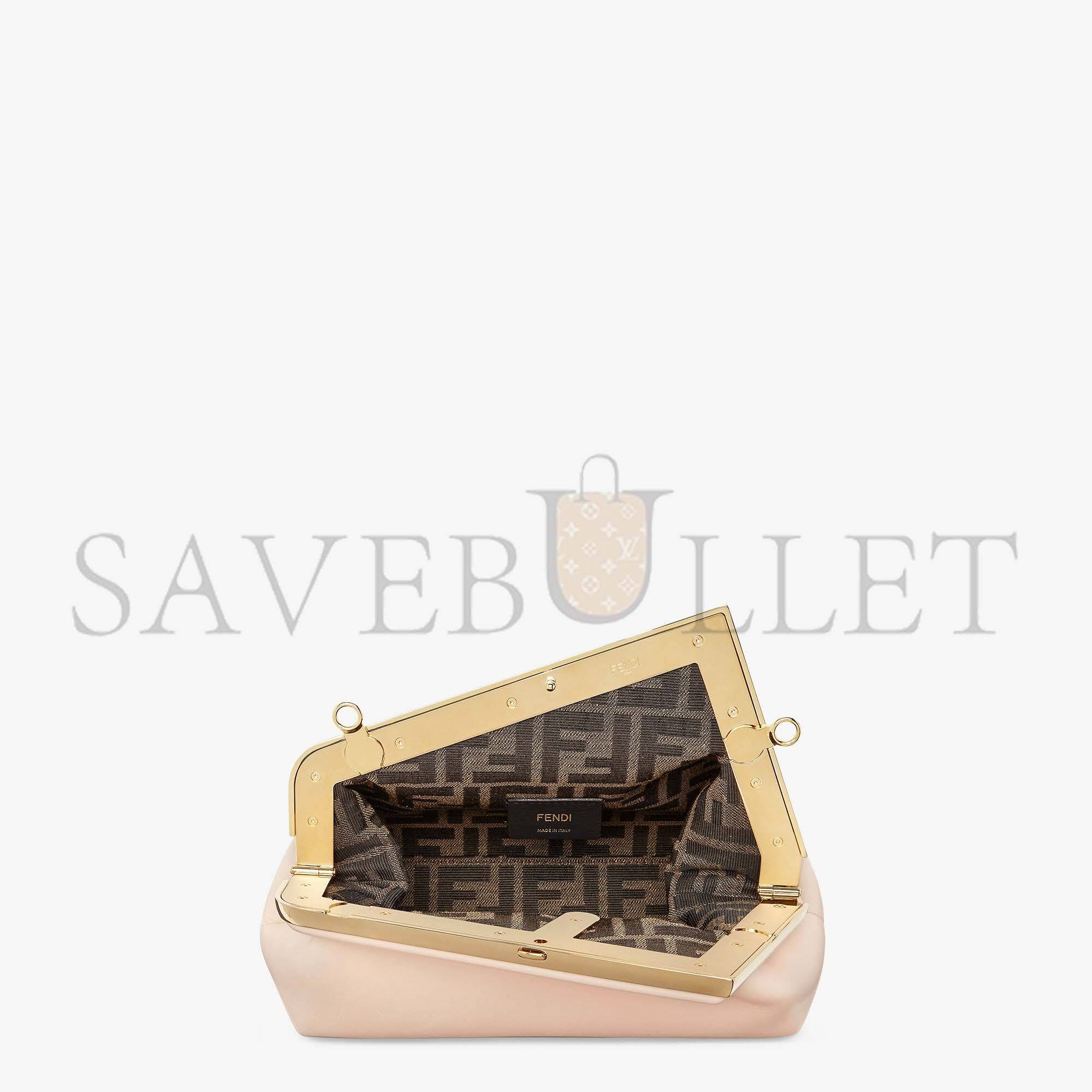 FENDI FIRST SMALL - PALE PINK LEATHER BAG 8BP129ABVEF14N1 (26*18*9.5cm) FENDI FIRST SMALL - PALE PINK LEATHER BAG 8BP129ABVEF14N1 (26*18*9.5cm)