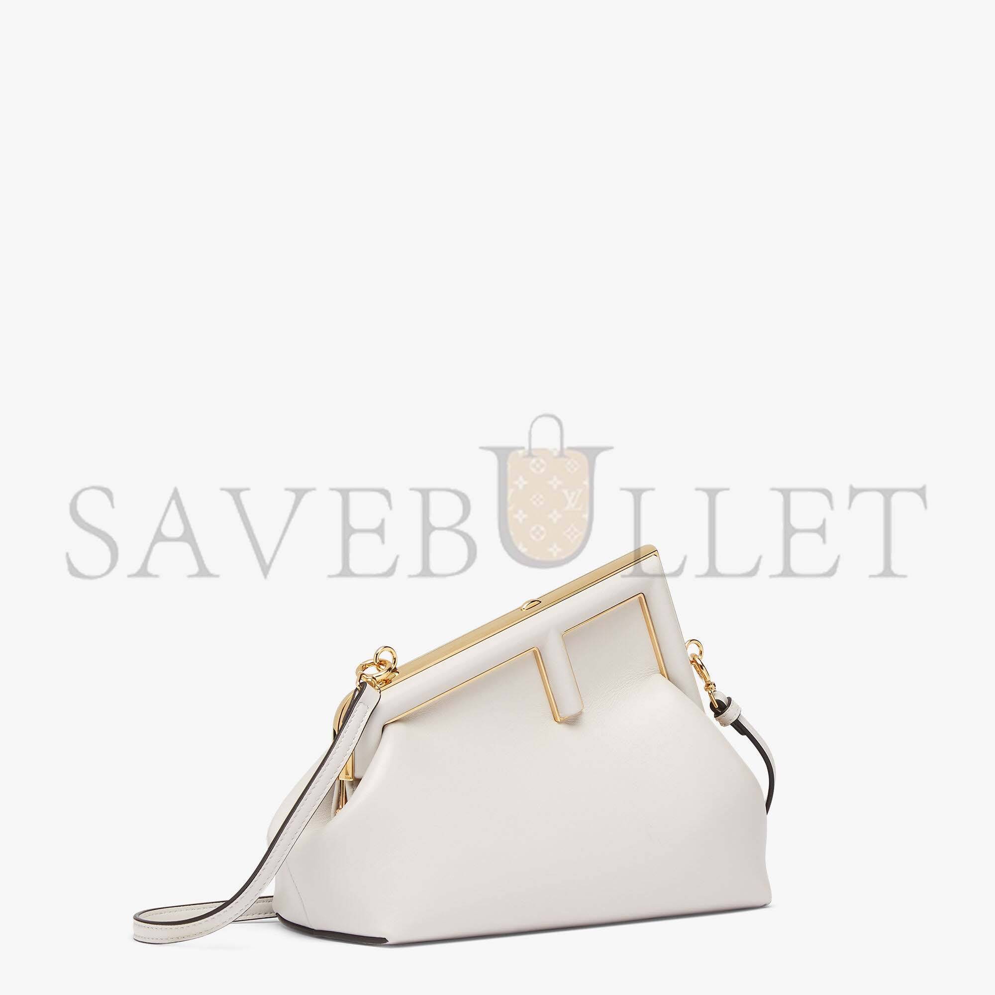 FENDI FIRST SMALL - LIGHT GRAY LEATHER BAG 8BP129ABVEF1C76 (26*18*9.5cm) FENDI FIRST SMALL - LIGHT GRAY LEATHER BAG 8BP129ABVEF1C76 (26*18*9.5cm)