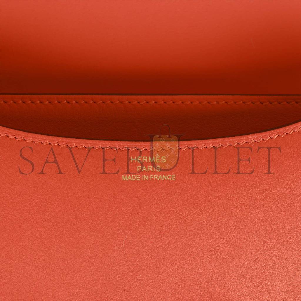 HERMES CONSTANCE 18 ORANGE SWIFT GOLD HARDWARE 39867983593566 (18cm) HERMES CONSTANCE 18 ORANGE SWIFT GOLD HARDWARE 39867983593566 (18cm)