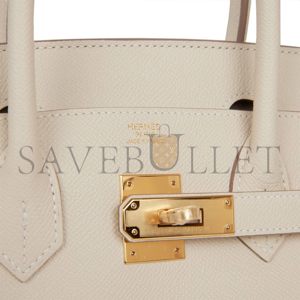 HERMES BIRKIN 30 CRAIE EPSOM GOLD HARDWARE  (30cm)