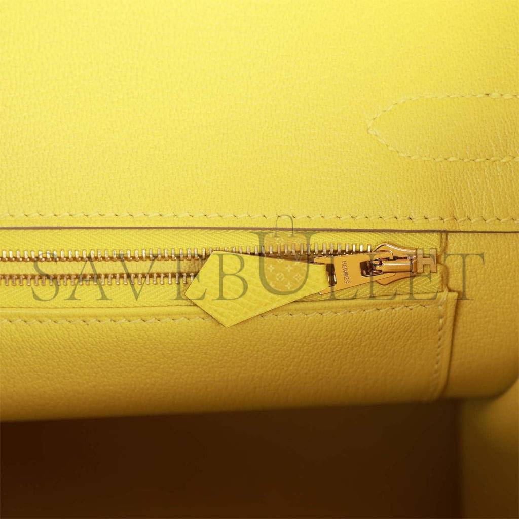 HERMES BIRKIN 30 LIME EPSOM GOLD HARDWARE (30cm)