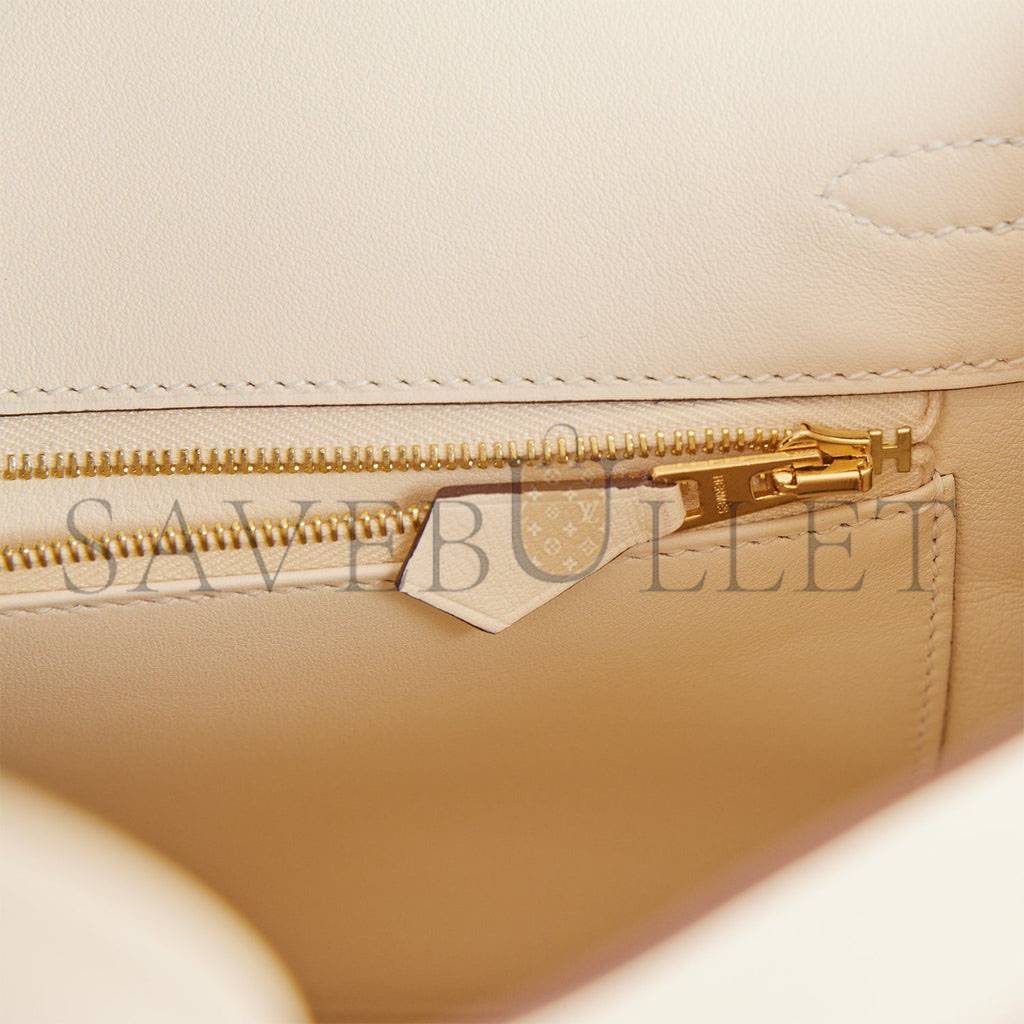 HERMES BIRKIN 25 NATA SWIFT GOLD HARDWARE (25cm) HERMES BIRKIN 25 NATA SWIFT GOLD HARDWARE (25cm)