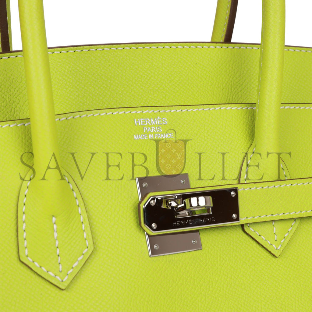 HERMES BIRKIN 35 KIWI CANDY EPSOM PALLADIUM HARDWARE (35cm)