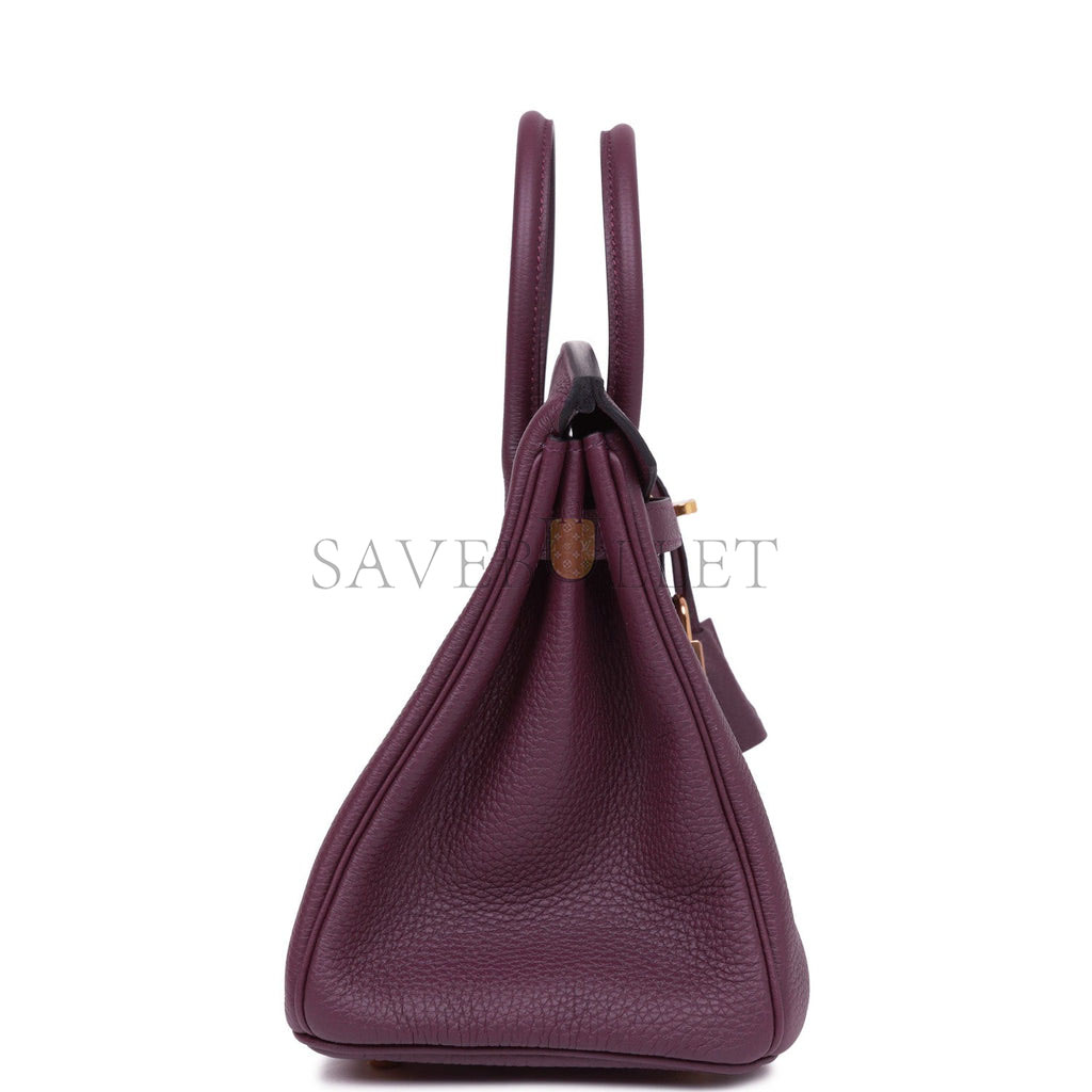 HERMES BIRKIN 25 CASSIS TOGO GOLD HARDWARE (25cm) HERMES BIRKIN 25 CASSIS TOGO GOLD HARDWARE (25cm)