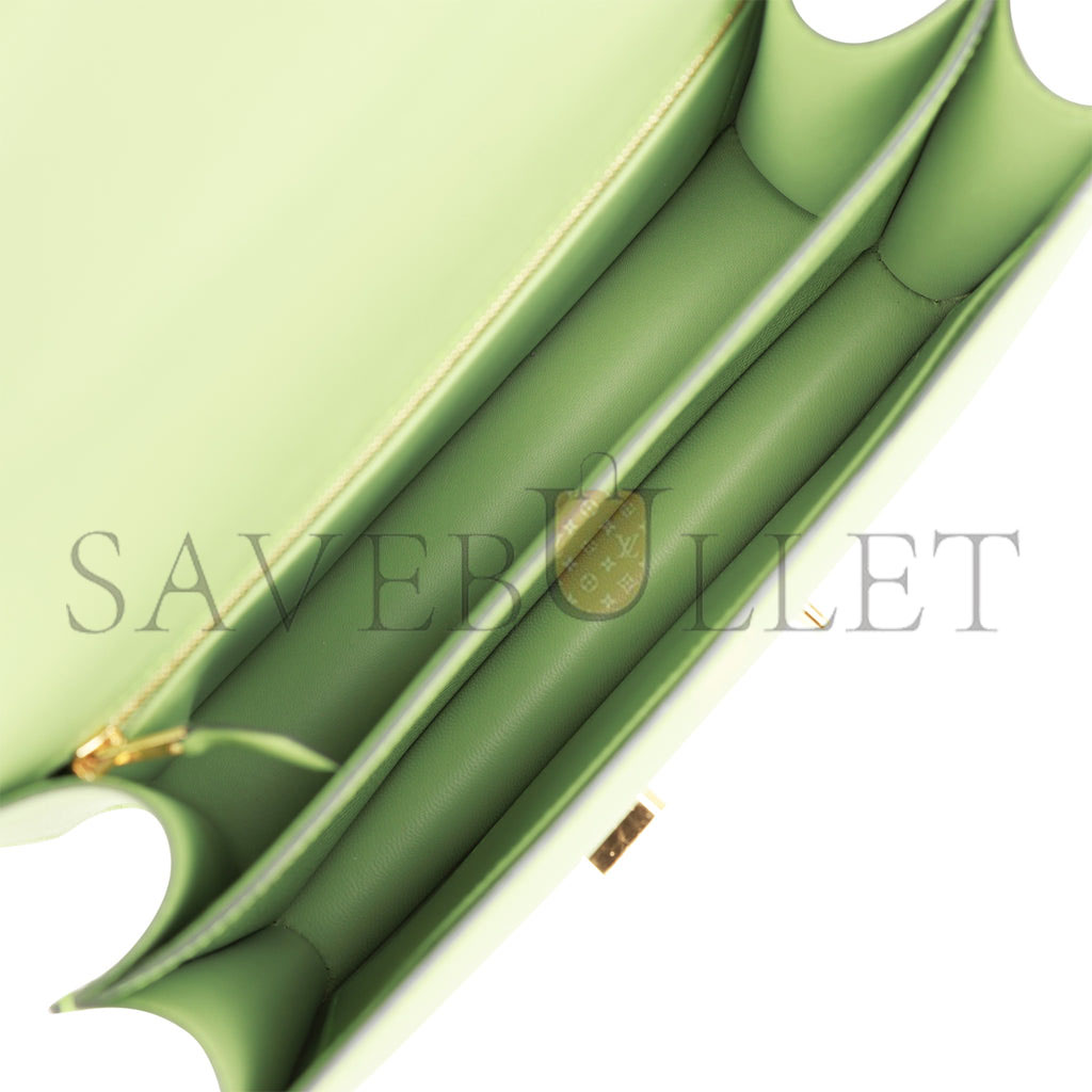HERMES CONSTANCE 24 VERT CRIQUET EPSOM GOLD HARDWARE (24cm) HERMES CONSTANCE 24 VERT CRIQUET EPSOM GOLD HARDWARE (24cm)