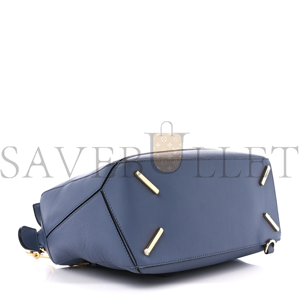 LOEWE CALFSKIN MEDIUM PUZZLE BAG BLUE (29*19.5*14cm) LOEWE CALFSKIN MEDIUM PUZZLE BAG BLUE (29*19.5*14cm)