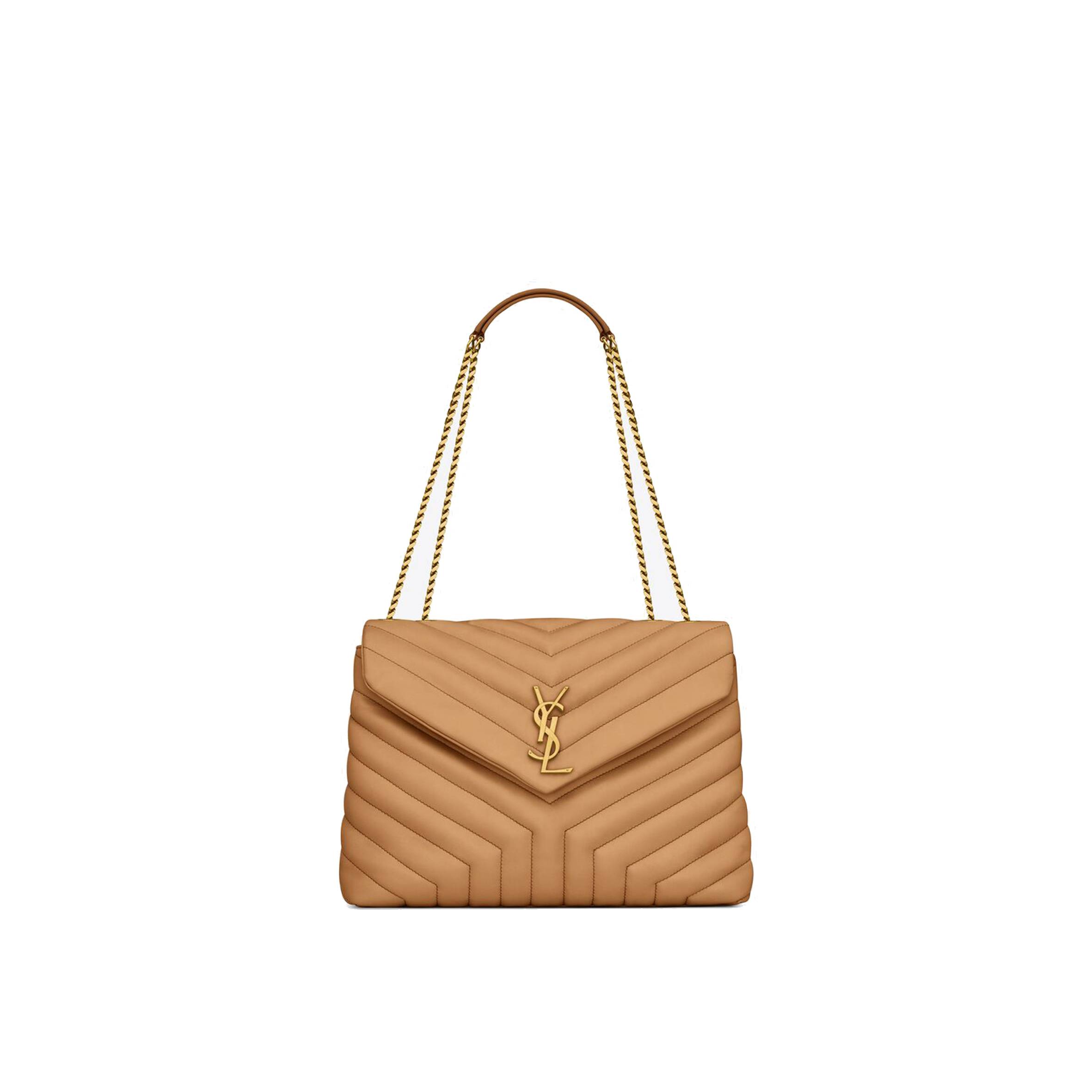 YSL LOULOU MEDIUM CHAIN BAG IN QUILTED LEATHER 574946DV7272357 (32*22*12cm) YSL LOULOU MEDIUM CHAIN BAG IN QUILTED LEATHER 574946DV7272357 (32*22*12cm)