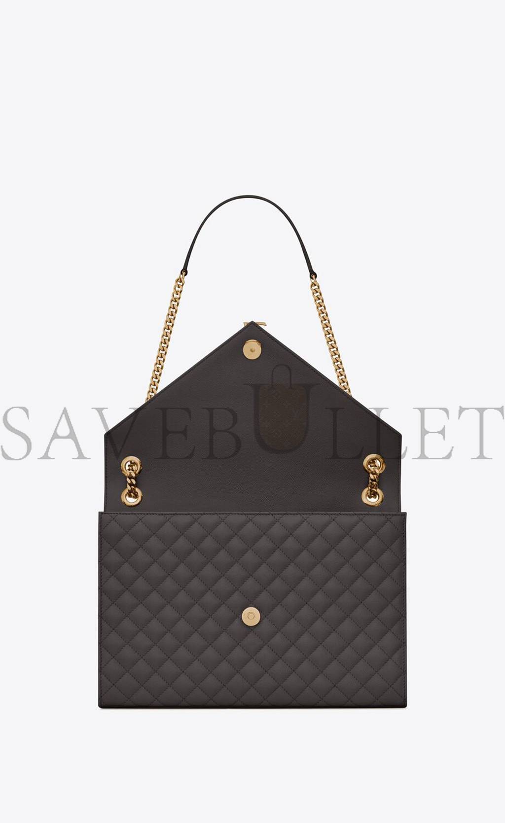 YSL ENVELOPPE LARGE BAG IN MIX MATELASSÉ GRAIN DE POUDRE EMBOSSED LEATHER 600166BOW971112 (31*22*7.5cm) YSL ENVELOPPE LARGE BAG IN MIX MATELASSÉ GRAIN DE POUDRE EMBOSSED LEATHER 600166BOW971112 (31*22*7.5cm)
