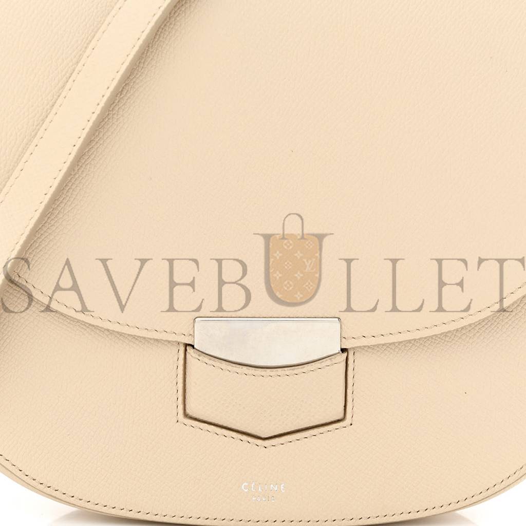 CELINE GRAINED CALFSKIN MEDIUM TROTTEUR LIGHT TAUPE (34*32*25cm) CELINE GRAINED CALFSKIN MEDIUM TROTTEUR LIGHT TAUPE (34*32*25cm)