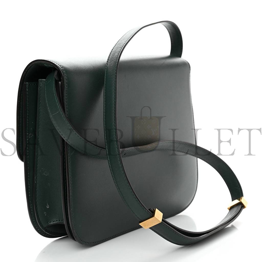 CELINE BOX CALFSKIN MEDIUM CLASSIC BOX FLAP BAG AMAZONE (23*19*7cm)