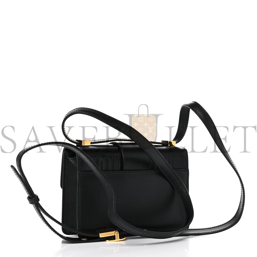 DIOR SMOOTH CALFSKIN MICRO 30 MONTAIGNE FLAP BAG BLACK (15*11*4.4cm) DIOR SMOOTH CALFSKIN MICRO 30 MONTAIGNE FLAP BAG BLACK (15*11*4.4cm)