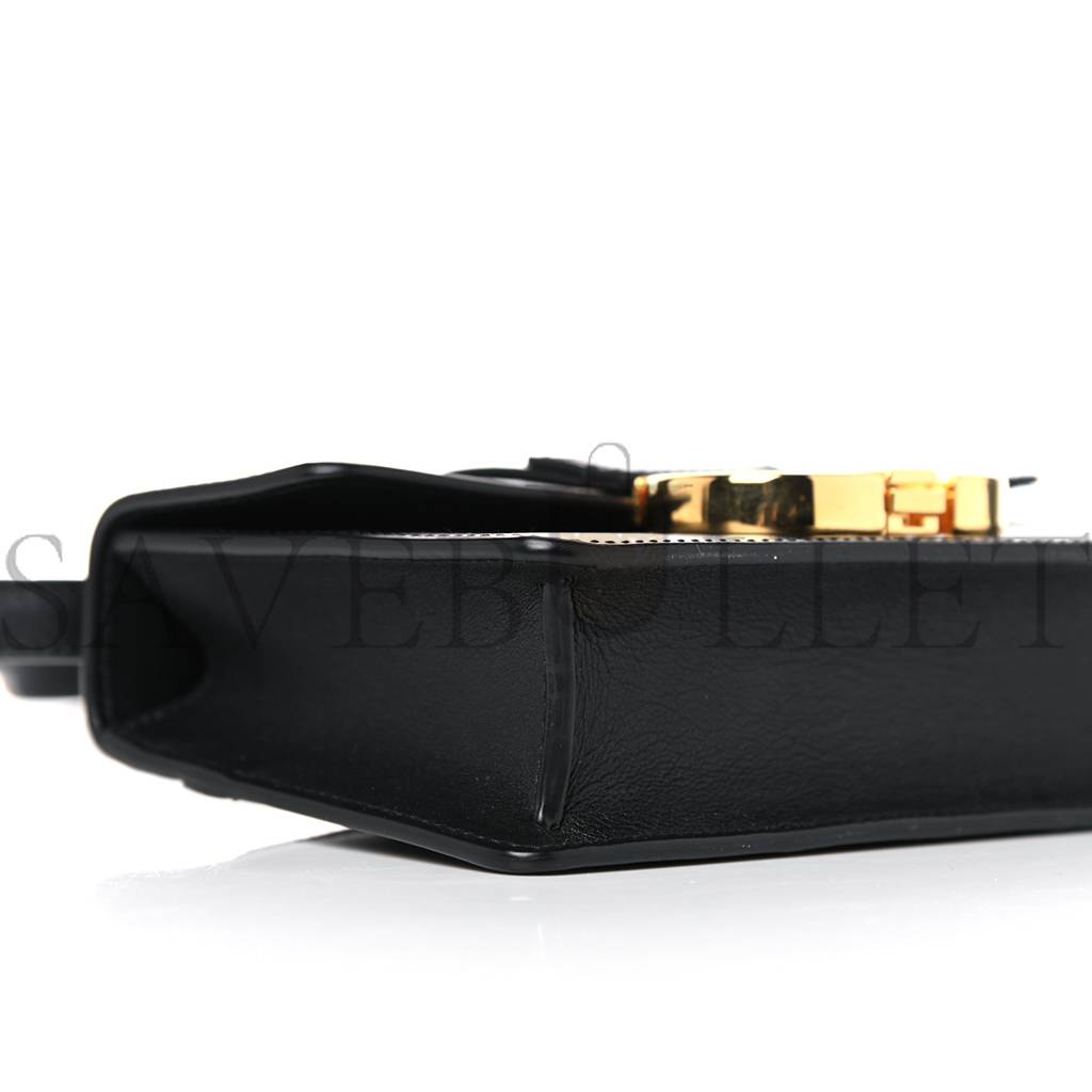 DIOR SMOOTH CALFSKIN MICRO 30 MONTAIGNE FLAP BAG BLACK (15*11*4.4cm) DIOR SMOOTH CALFSKIN MICRO 30 MONTAIGNE FLAP BAG BLACK (15*11*4.4cm)